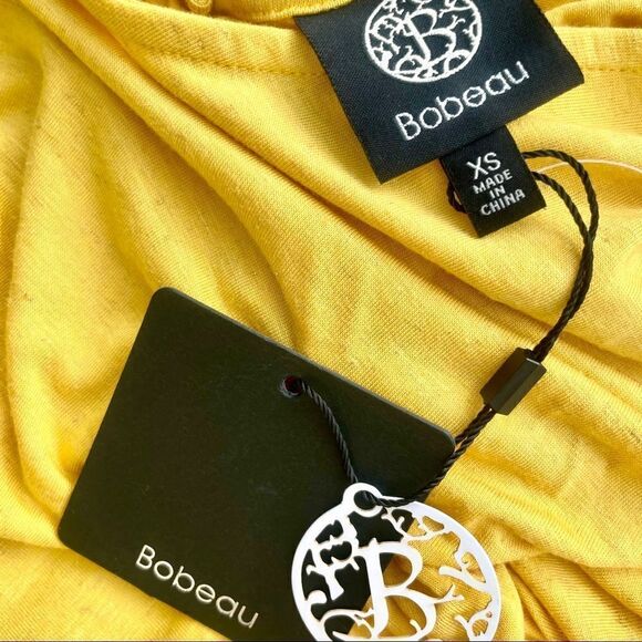 Bobeau Cross Back Tee - Picture 6 of 8